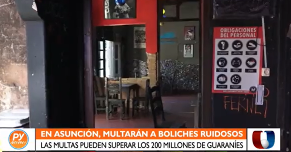 Municipio de Asunción realizará controles a bares, por denuncias de polución sonora