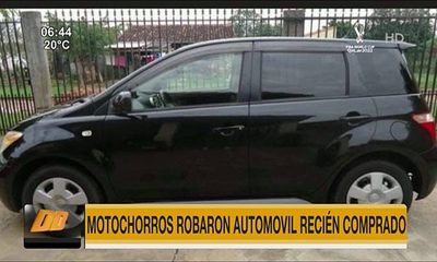 Roban a joven automóvil recién comprado | Telefuturo