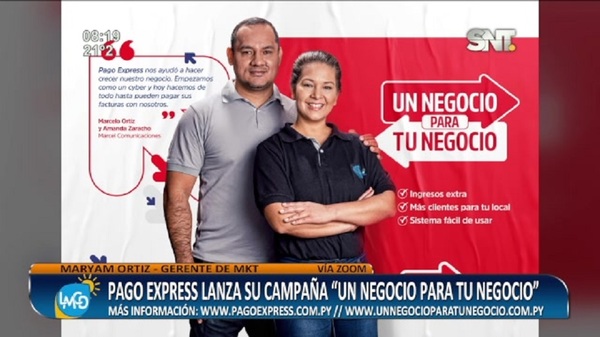 Pago Express lanza su campaña "Un negocio para tu negocio" - SNT