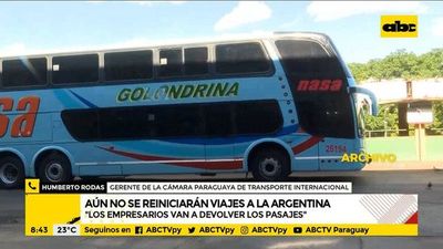 Viajes en bus a Argentina no se iniciarán el lunes - A La Gran 7-30 - ABC Color