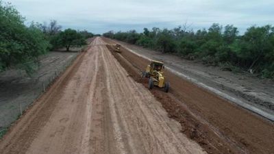 Ruta de la Leche: avanza con estudio de suelo, instalación de obradores y máquinas en pista