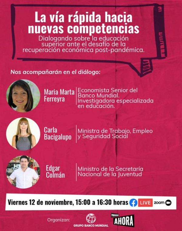 Autoridades y referentes del área económica dialogarán sobre el mercado laboral pospandemia - .::Agencia IP::.