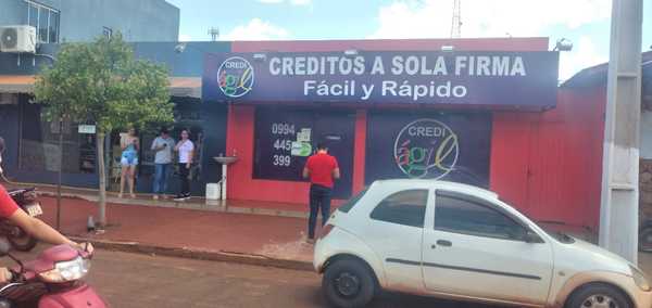 Asaltan a funcionarios de una financiera en Santa Rita