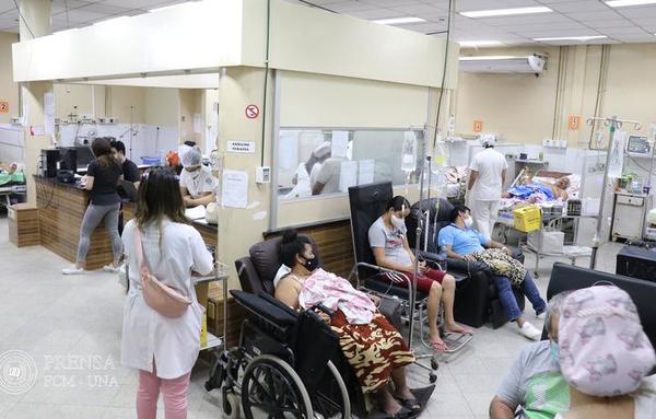 Pacientes polivalentes saturan Hospital de Clínicas