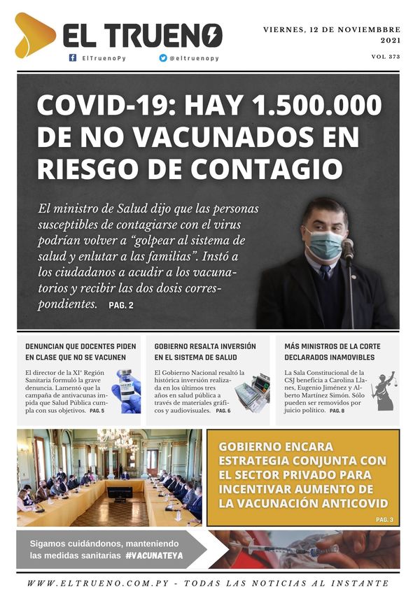 E-paper 12 de noviembre 2021 - El Trueno