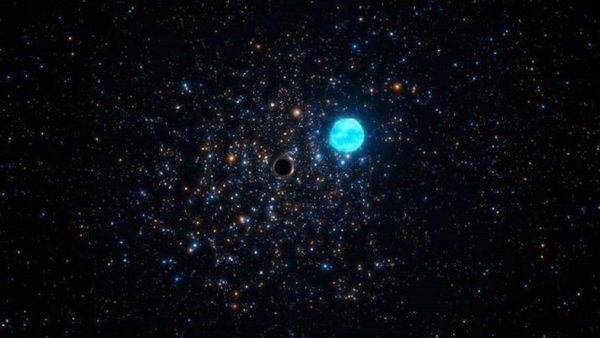 Descubren un agujero negro fuera de la Vía Láctea 11 veces más masivo que el Sol