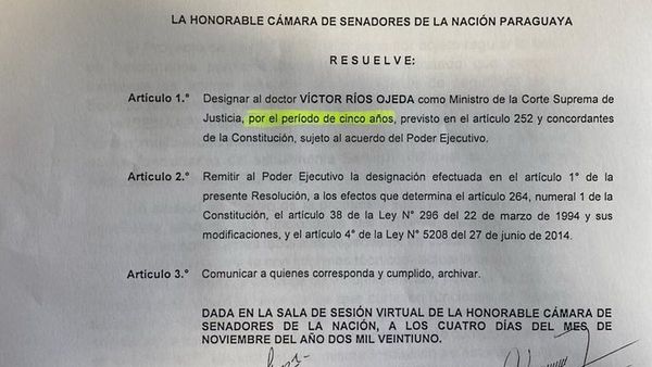 Disparidad en Senado sobre la inamovilidad en la Corte