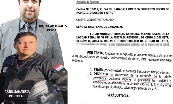 Suboficial “gatillo fácil” a punto de recuperar la libertad con ayuda del propio fiscal del caso – Diario TNPRESS