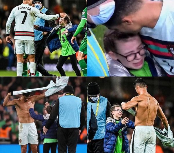 Cristiano Ronaldo y el regalo de su vida a una fanática (video)