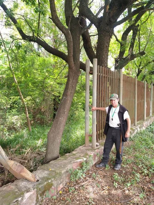 Se robaron las rejas del Botánico y Zoológico, otra vez - Nacionales - ABC Color