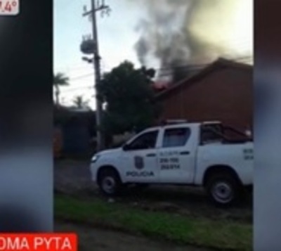Sofocan principio de incendio en una fábrica de Loma Pytã - Paraguay.com