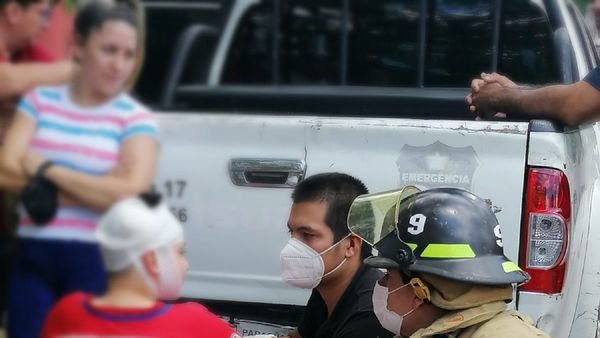 Ventilador cayó sobre un niño cuando estaba almorzando