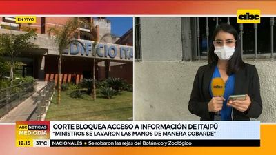 Corte rechaza acción y bloquea acceso a la información de Itaipú - ABC Noticias - ABC Color