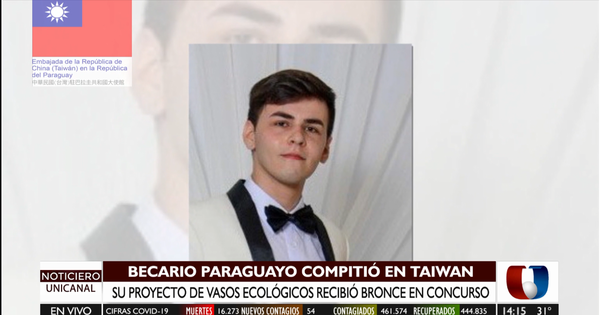 Proyecto de becario paraguayo ganó bronce en concurso en Taiwán