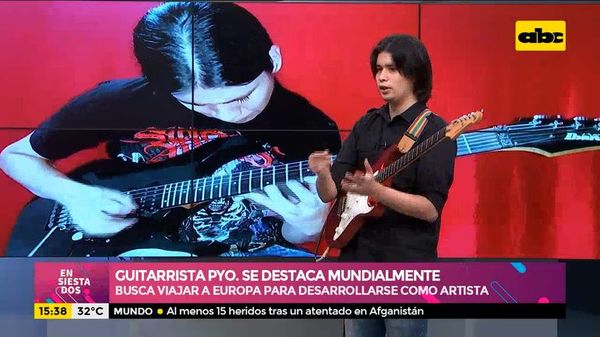 Guitarrista Paraguayo se destaca mundialmente, ganó un concurso virtual internacional en 2020 - Ensiestados - ABC Color
