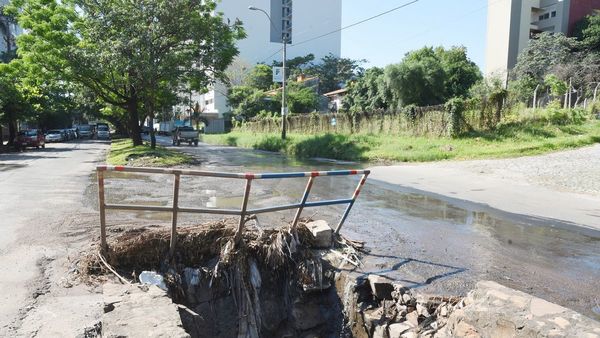 Desagüe pluvial: Proyectan llegar a 28% de la cobertura en Asunción