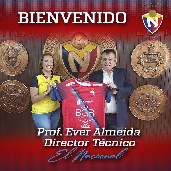 Ever Almeida es DT de El Nacional - Fútbol - ABC Color