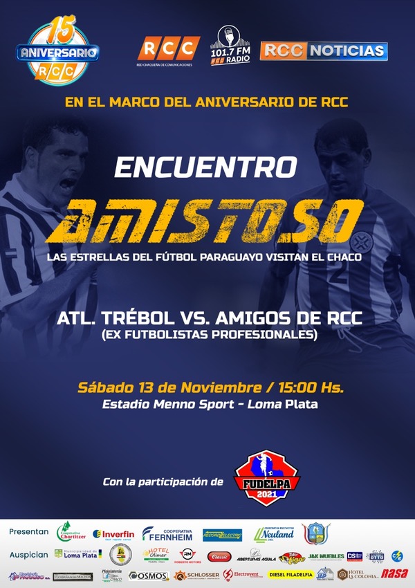Todo listo para el encuentro entre el equipo del Chiqui Arce frente al Atl. Trébol