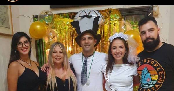 La Nación / Los Landó celebran el próximo enlace de Óscar y Fernanda