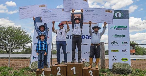 La Nación / Concurso Criollo premió a los primeros cuatro puestos en doma