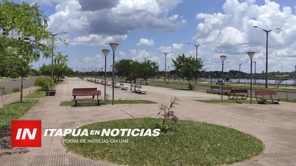 DESDE LA ESC. TALLER APOYAN EL HERMOSEAMIENTO DE LA COSTANERA PADRE BOLIK EN ENCARNACIÓN - Itapúa Noticias