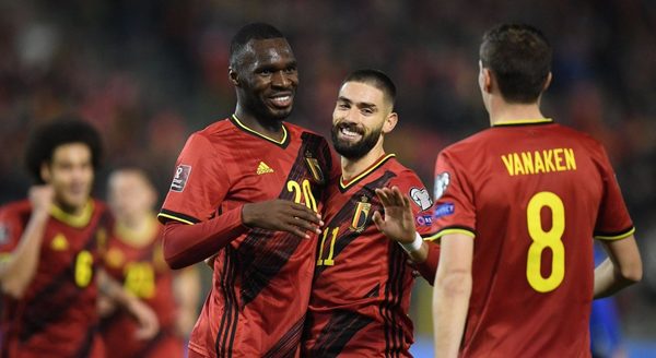 Bélgica derrota a Estonia en Bruselas y clasifica al Mundial de Catar 2022