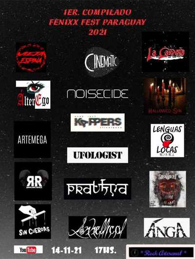 Dieciséis bandas paraguayas presentan hoy compilado musical previo al Festival Fenixx Fest Internacional - .::Agencia IP::.