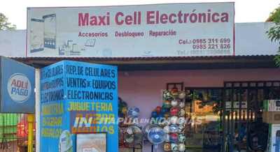 LADRONES VACIARON UN LOCAL CELULARES EN SAN RAFAEL DEL PNÁ. - Itapúa Noticias