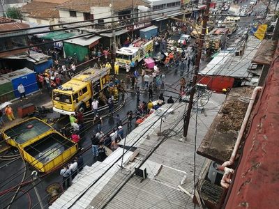 Se reavivó el fuego en el Mercado 4 de Asunción - ADN Digital