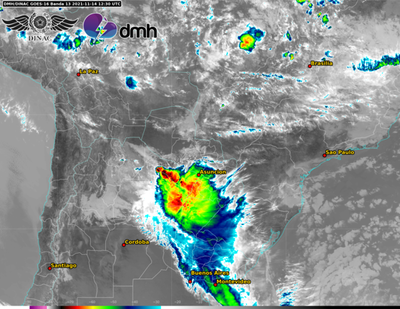 Avanza sistema de tormentas sobre el territorio nacional | Noticias Paraguay
