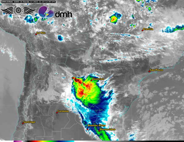 Avanza sistema de tormentas sobre el territorio nacional | Noticias Paraguay