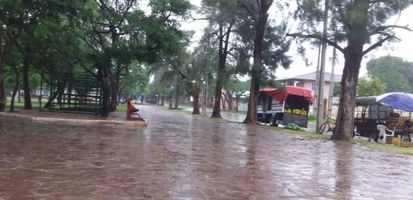 Llueve en San Juan Bautista, Misiones - Nacionales - ABC Color