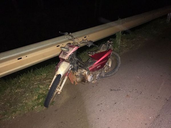 Motociclista pierde la vida tras ser embestido por un automóvil - Nacionales - ABC Color