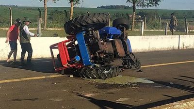 Brasileño fallece durante picada de tractores en Iruña