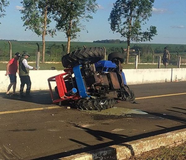 Brasileño fallece durante picada de tractores en Iruña
