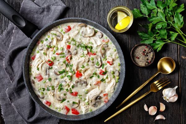 Pollo à la King para comenzar bien la semana - Gastronomía - ABC Color