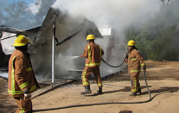 Ser bombero en el Chaco es un gran desafío y una enorme responsabilidad