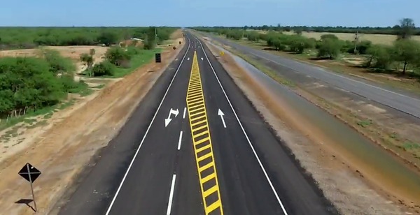 Ruta Transchaco: se habilitaron 21 nuevos kilómetros en el Lote 6