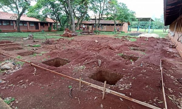 OTRO ROBO: Así está el lugar donde se debían entregar en el CRECE 9 aulas el 30 de octubre