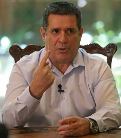 Horacio Cartes: “No tengo un solo ministro denunciado por corrupción”