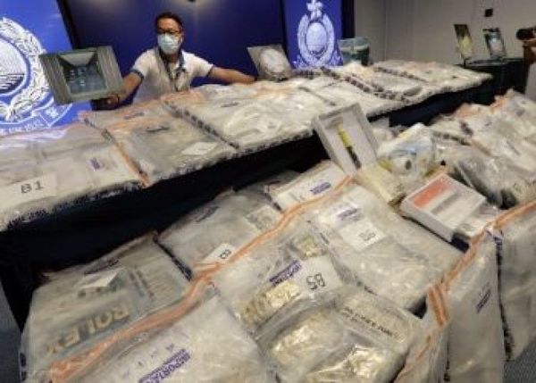 Incautaciones de cocaína en Hong Kong indican aumento de tráfico de América Latina a Asia