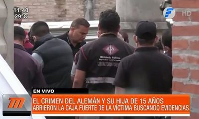 Abrieron caja fuerte del alemán asesinado en Areguá | Telefuturo
