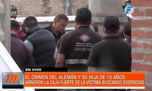 Abrieron caja fuerte del alemán asesinado en Areguá | Telefuturo
