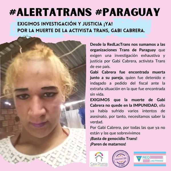 Además de Gabi, otras seis jóvenes trans fueron asesinados en los últimos años - Nacionales - ABC Color