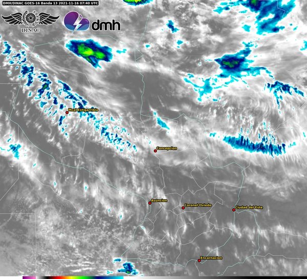 Sistema de tormentas ingresa desde el Sur - Nacionales - ABC Color