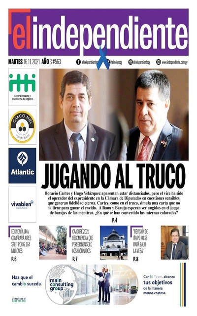 Portadas de este martes 16 de noviembre de 2021