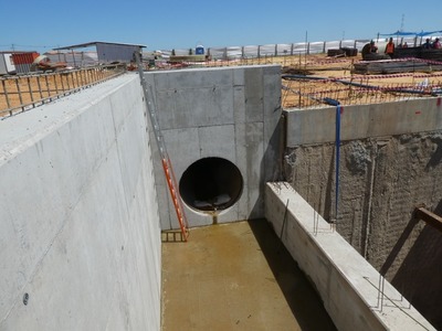 Obras para futura planta de tratamiento de aguas residuales de Asunción registra 60% de avance - .::Agencia IP::.