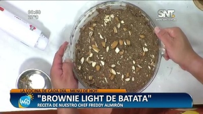 Cocina LMCD: Brownie light con batata - SNT