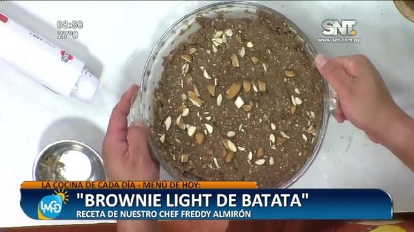 Cocina LMCD: Brownie light con batata - SNT
