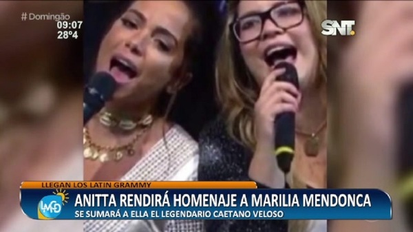 Latin Grammy: Anitta rendirá homenaje a Marilia Mendonça - SNT